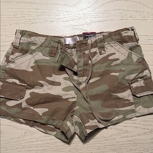 No Boundaries Camouflage Cargo Shorts
